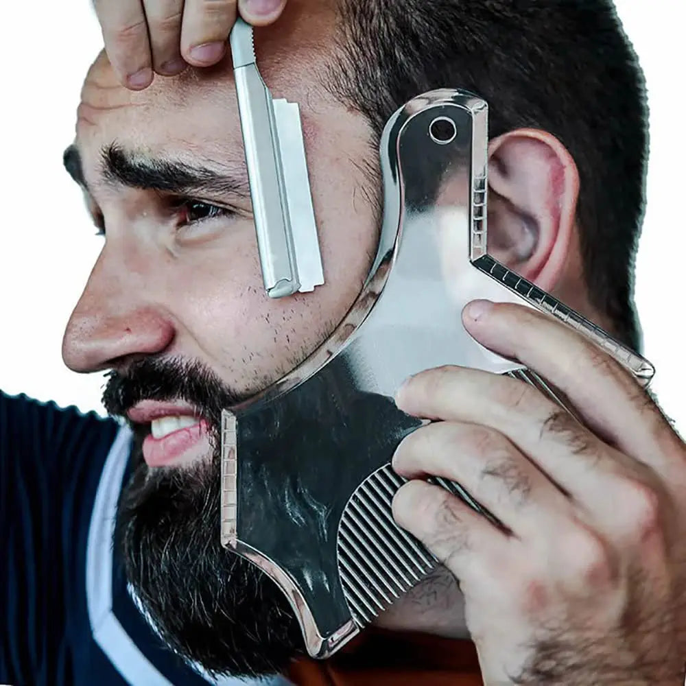 Beard Stencil and Shaping Template Tool