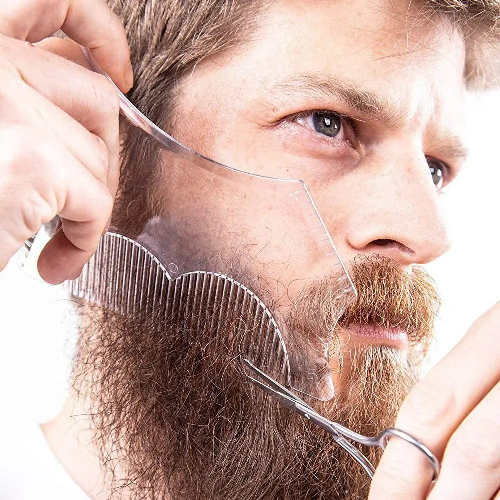 Beard Stencil and Shaping Template Tool