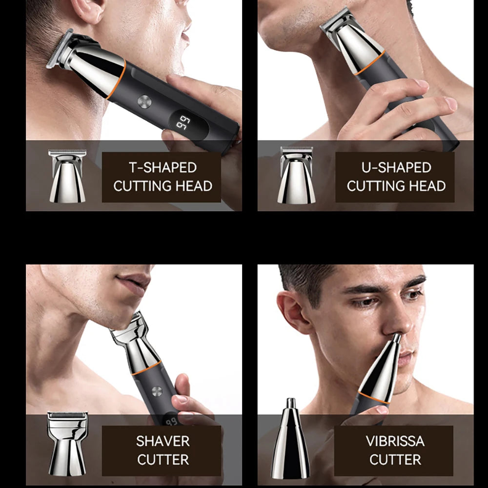 Multifunctional Cordless Hair Trimmer Set