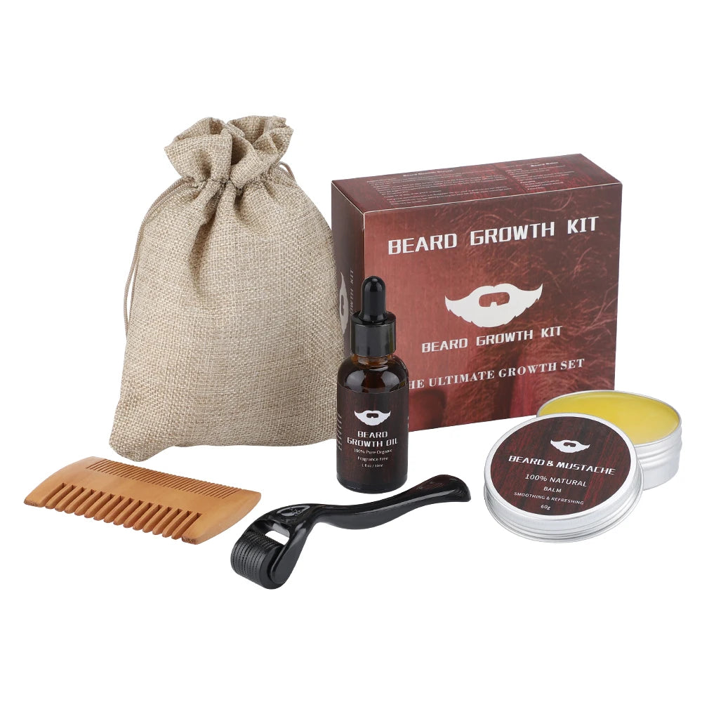 Beard Oil and Balm Growth Kit